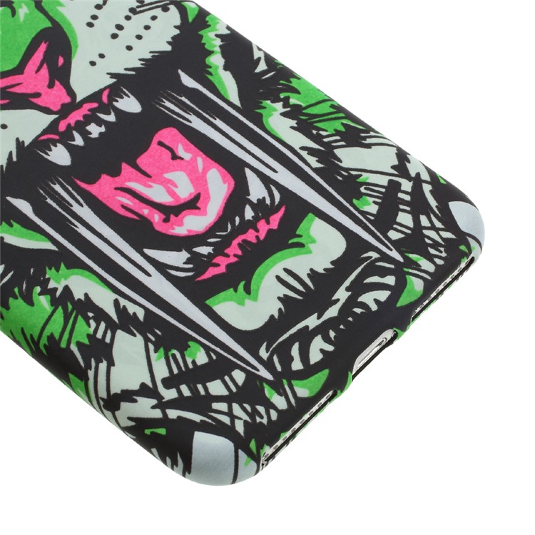 Noctilucent Glow in the Dark TPU Case for iPhone 7 Plus 5.5 - Tiger with Long Tooth / Green-5