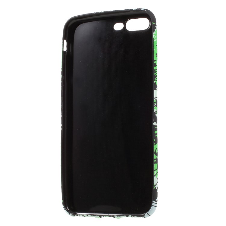 Noctilucent Glow in the Dark TPU Case for iPhone 7 Plus 5.5 - Tiger with Long Tooth / Green-6