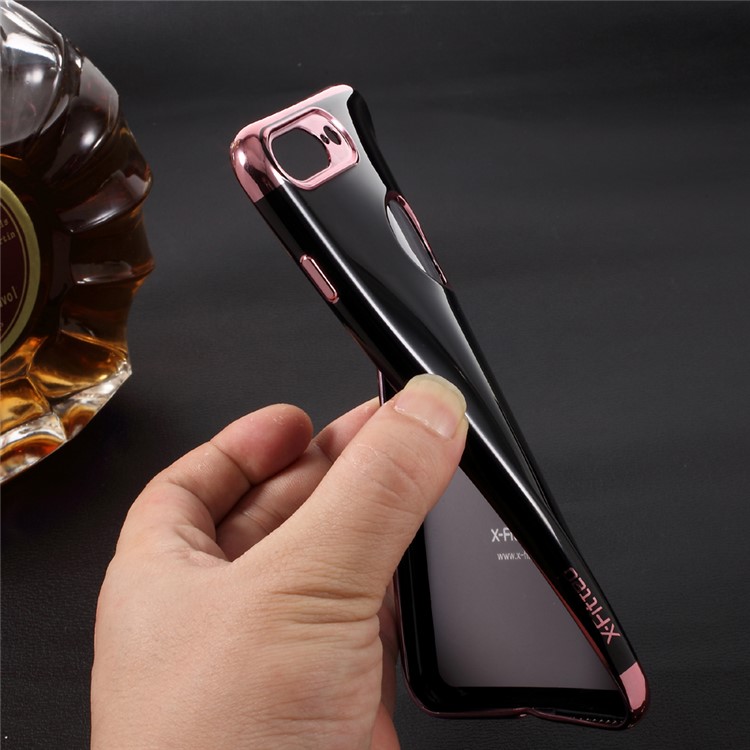 X-FITTED Plating Glossy Soft TPU Mobile Casing for iPhone 7 Plus 2016 - Rose Gold-14