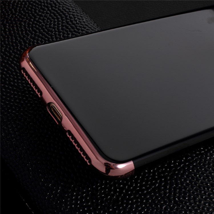 X-FITTED Plating Glossy Soft TPU Mobile Casing for iPhone 7 Plus 2016 - Rose Gold-7