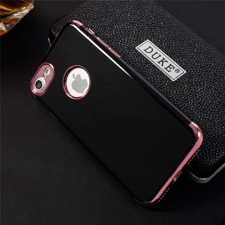 X-FITTED Plating Glossy Soft TPU Mobile Cover for iPhone 7 4.7 inch - Rose Gold-2