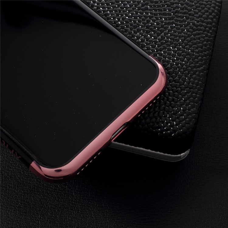 X-FITTED Plating Glossy Soft TPU Mobile Cover for iPhone 7 4.7 inch - Rose Gold-5
