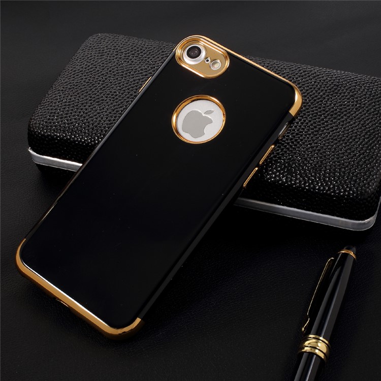 

X-FITTED Покрывая Глянцевый Мягкий Случай Сотового Телефона TPU Для Iphone 8 / iphone 7 4.7 inch - Золото