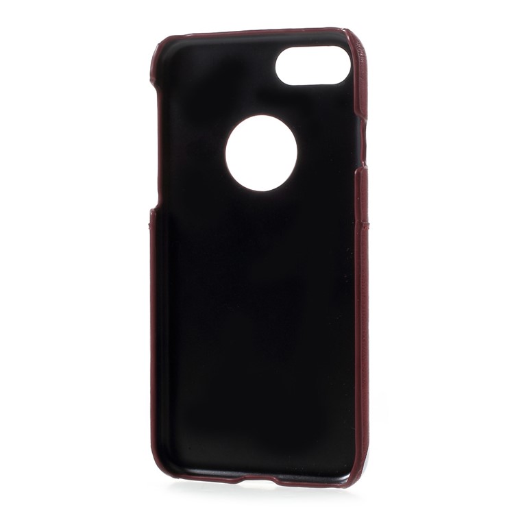 X-FITTED Fashion Pattern Card Slot Phone Cover for iPhone 7 4.7 inch - Dots and Bowknot-8