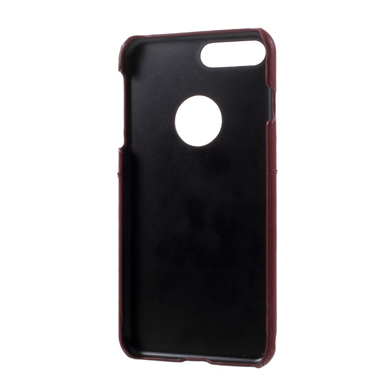 X-FITTED Fashion Pattern Card Slot Phone Cover for iPhone 7 Plus 5.5 inch - Dots and Bowknot-8