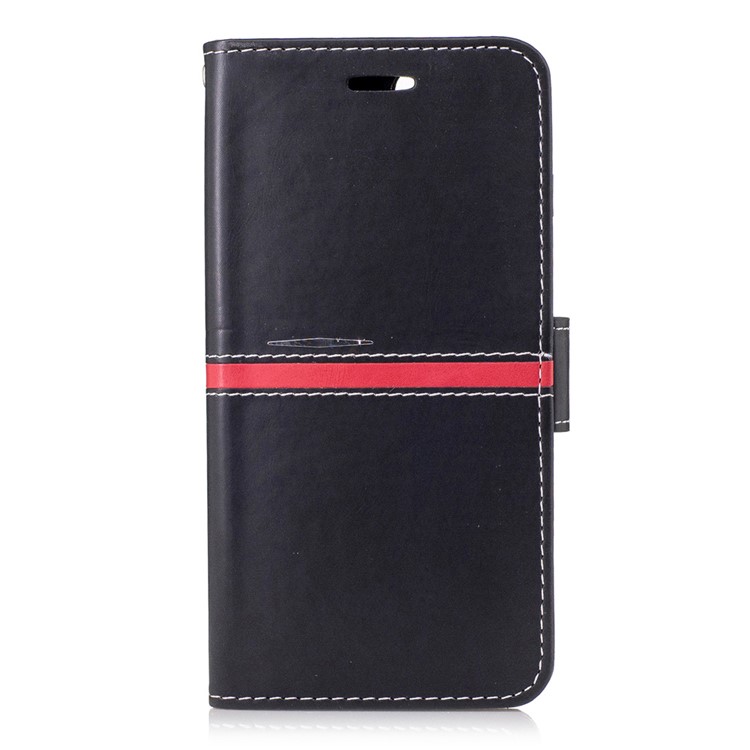 Phone Accessory Wallet Leather Stand Phone Case for iPhone 7 Plus - Black-1