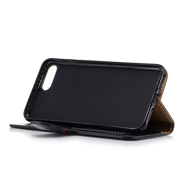 Phone Accessory Wallet Leather Stand Phone Case for iPhone 7 Plus - Black-4