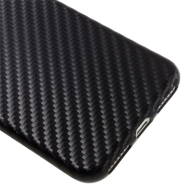 FSHANG Fiber Shield for iPhone 7 Carbon Fiber TPU Phone Case - Black-4