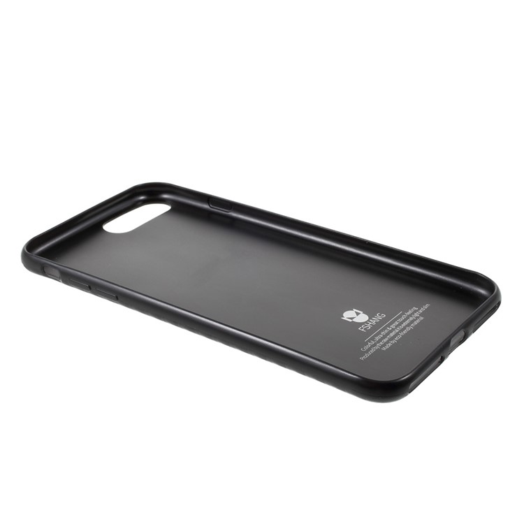 FSHANG Carbon Fiber Flexible Protective Phone Case for iPhone 7 4.7 inch (TPU) - Black-7