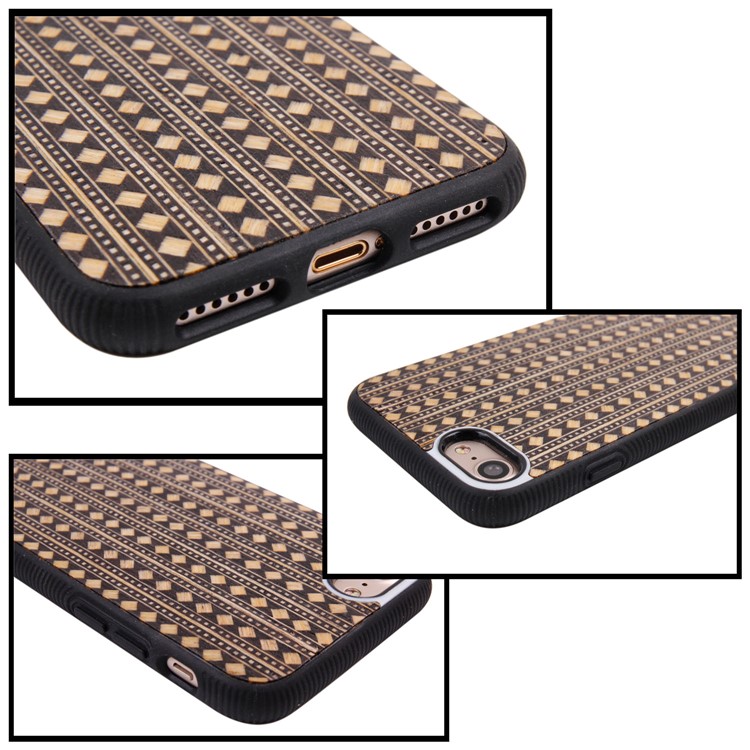 Personalized Hybrid PC TPU Phone Case for iPhone 7 Plus Built-in Magnetic Holder Metal Sheet - Bohemian Style Pattern-8