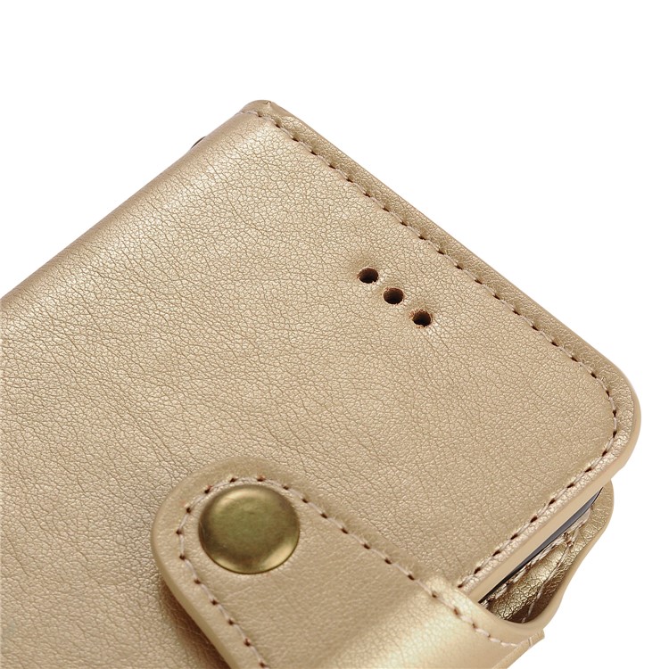 Detachable Leather Wallet Case For Iphone 7 4 With Makeup Mirror Detachable Leather Wallet Case For Iphone 7 4 With Makeup Mirror Gold