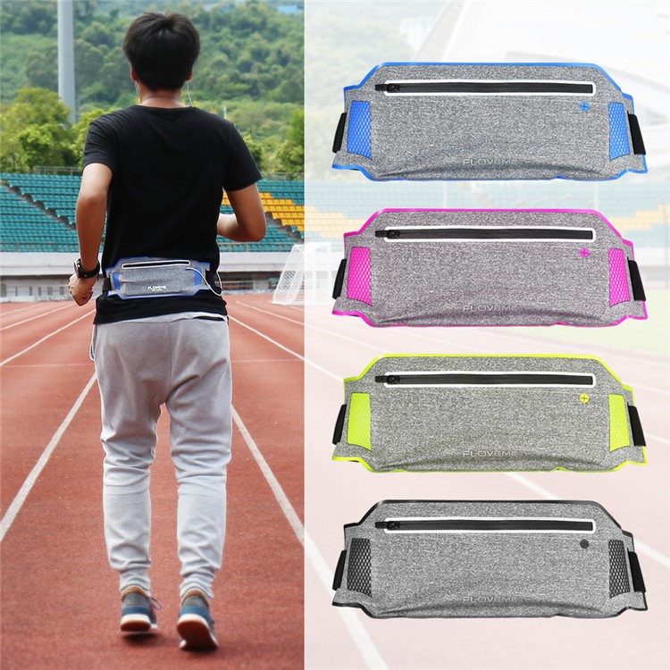 FLOVEME Outdoor Sports Cell Phone Waist Bag for iPhone 7 Plus 5.5 Inch Etc - Grey-2