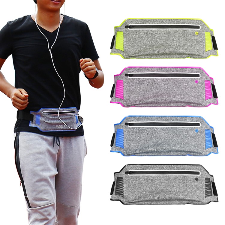 FLOVEME Outdoor Sports Cell Phone Waist Bag for iPhone 7 Plus 5.5 Inch Etc - Grey-4