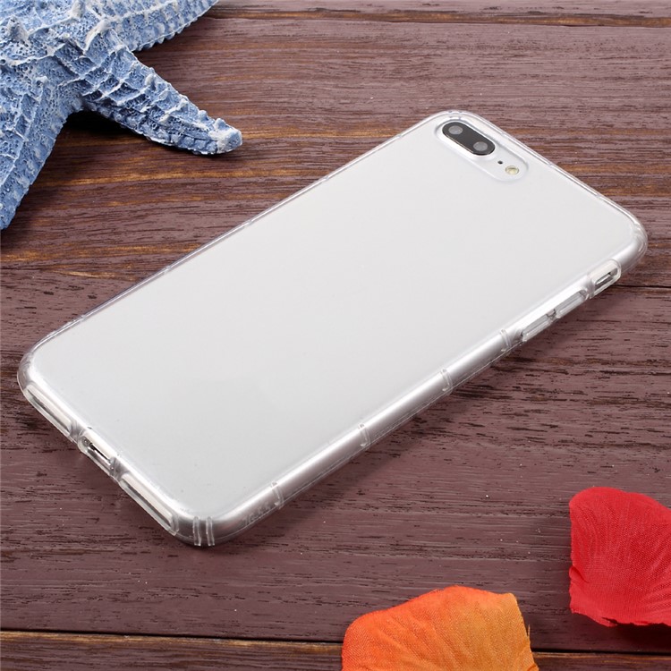 Drop-Proof Crystal Clear TPU Cell Phone Case for iPhone 7 Plus-1