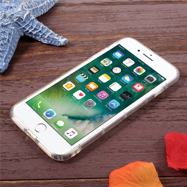 Drop-Proof Crystal Clear TPU Cell Phone Case for iPhone 7 Plus-2