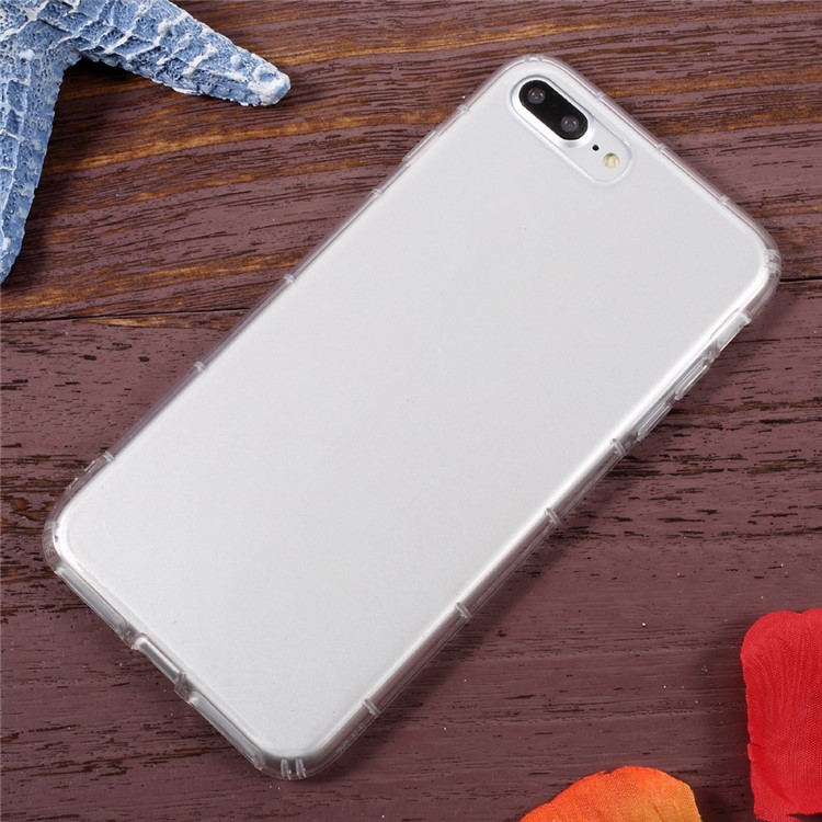 Drop-Proof Crystal Clear TPU Cell Phone Case for iPhone 7 Plus-3