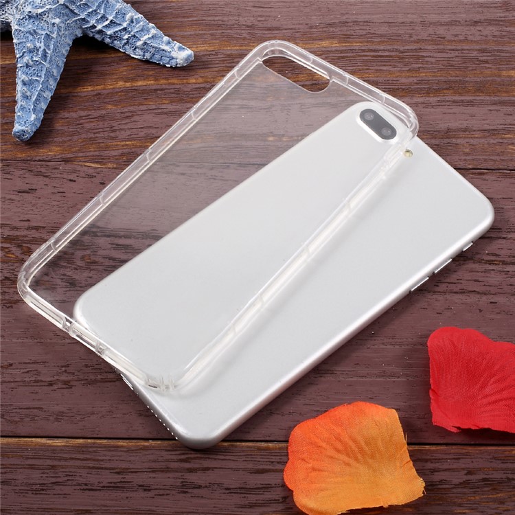 Drop-Proof Crystal Clear TPU Cell Phone Case for iPhone 7 Plus-6