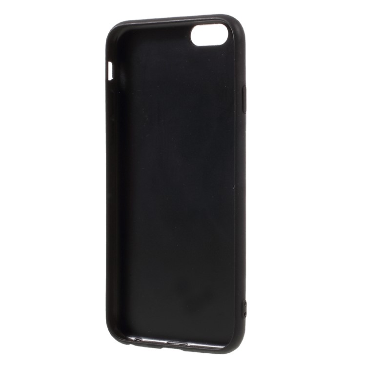 MEEPHONE Crocodile Texture Leather Metal Coated PC TPU Back Cover for iPhone 6s Plus / 6 Plus - Black-5