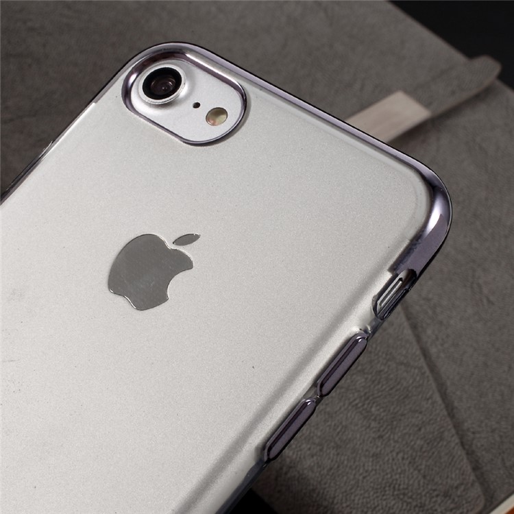 BUABEULRRY Plating TPU Soft Phone Case for iPhone 7 4.7 Inch - Tarnish-3