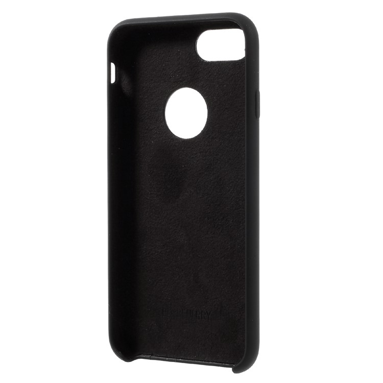 BUABUELRRY Classic Rubberized Silicone PC Hybrid Phone Case for iPhone 7 4.7 inch - Jet Black-5
