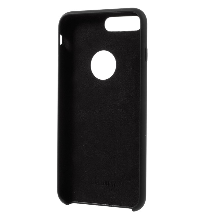 BUABUELRRY Classic Rubberized Silicone PC Hybrid Phone Case for iPhone 7 Plus 5.5 - Jet Black-5