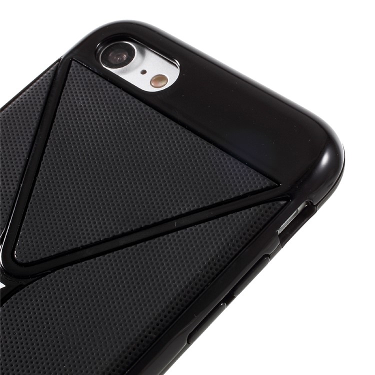 Z Style 2-in-1 Hybrid Phone Case for iPhone 7 4.7 Inch (PC + TPU) - Black-3