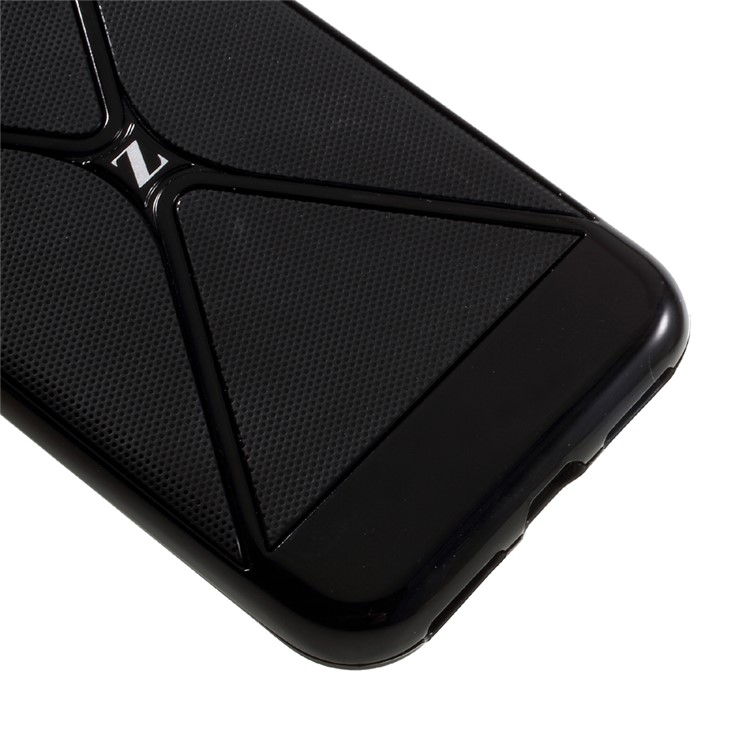 Z Style 2-in-1 Hybrid Phone Case for iPhone 7 4.7 Inch (PC + TPU) - Black-4