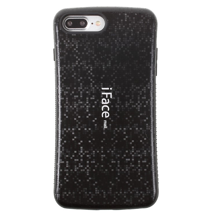 IFACE MALL Mosaic PC + TPU Hybrid Phone Case for iPhone 7 Plus 5.5 inch - Black-2