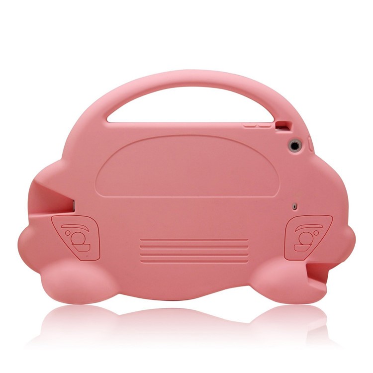 Kids Fun 3D Mini Cartoon Car Childproof Silicone Case Cover for iPad Mini 3 2 1 - Pink-3