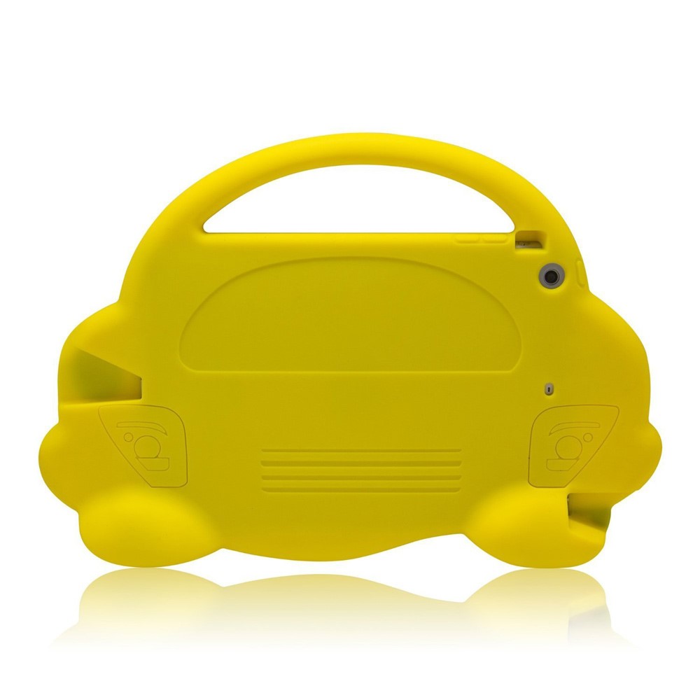 For iPad Mini 1 2 3 Silicone Case Fun 3D Mini Cartoon Car Shape Childproof Shockproof - Yellow-2