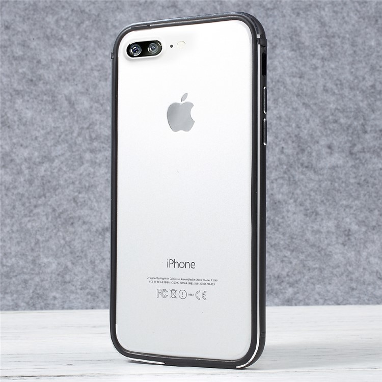 SULADA TPU + Metal Mobile Bumper for iPhone 7 Plus 2016 - Black-3