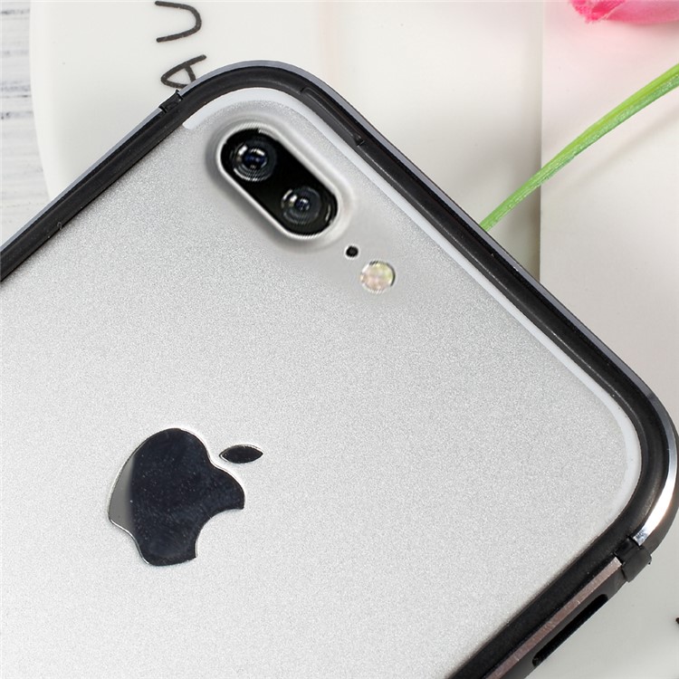 SULADA TPU + Metal Mobile Bumper for iPhone 7 Plus 2016 - Black-5