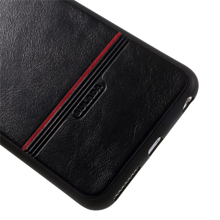 SULADA Leather Coated Soft TPU Mobile Cover for iPhone 6s Plus / 6 Plus - Black-5