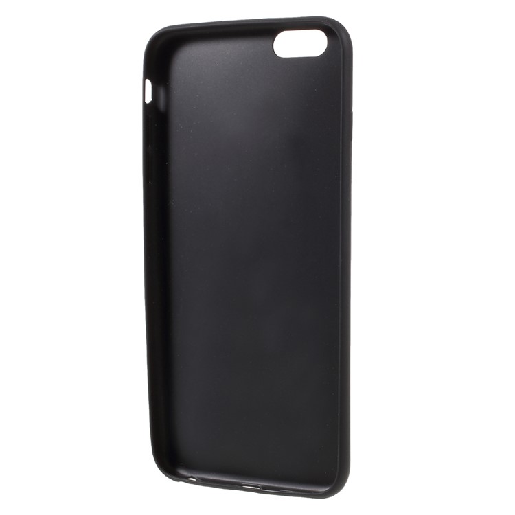 SULADA Leather Coated Soft TPU Mobile Cover for iPhone 6s Plus / 6 Plus - Black-6