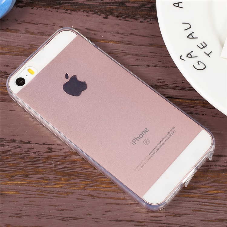 SULADA for iPhone SE/5s/5 Crystal Clear TPU Mobile Phone Cover Accessory-3