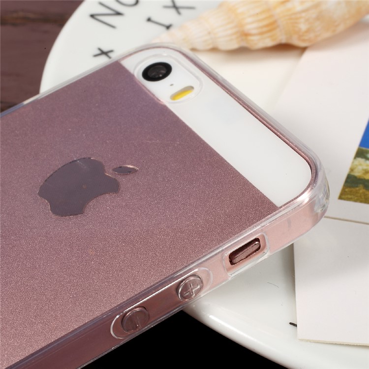 SULADA for iPhone SE/5s/5 Crystal Clear TPU Mobile Phone Cover Accessory-4