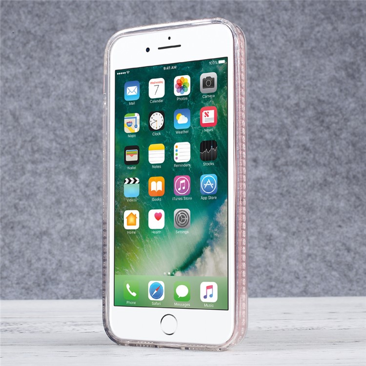 SULADA Shining Soft TPU Cell Phone Cover for iPhone SE/5s/5 - Transparent-2