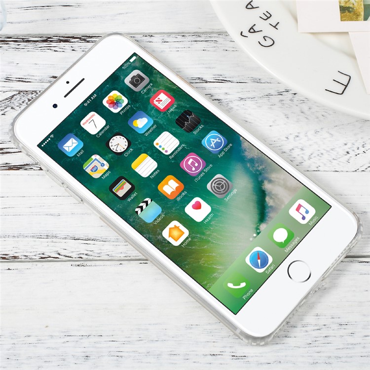 SULADA for iPhone 7 Plus 0.6mm Air Cushion Drop-proof TPU Mobile Phone Cover - Transparent-2