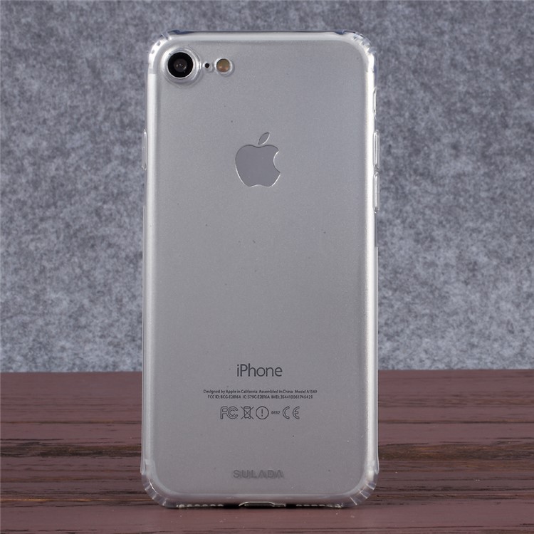 SULADA for iPhone 7 4.7 0.6mm Air Cushion Drop-proof TPU Mobile Phone Cover - Transparent-3