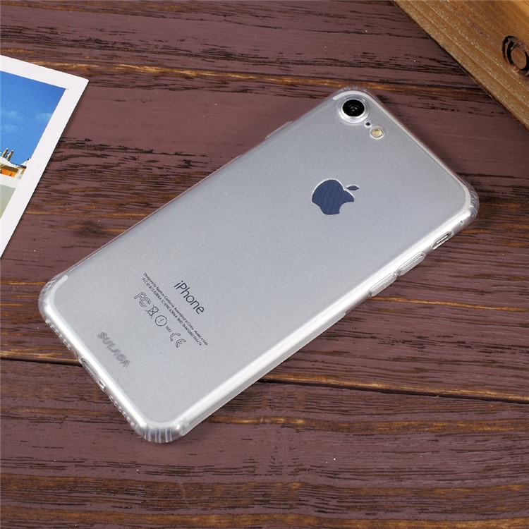 SULADA for iPhone 7 4.7 0.6mm Air Cushion Drop-proof TPU Mobile Phone Cover - Transparent-5