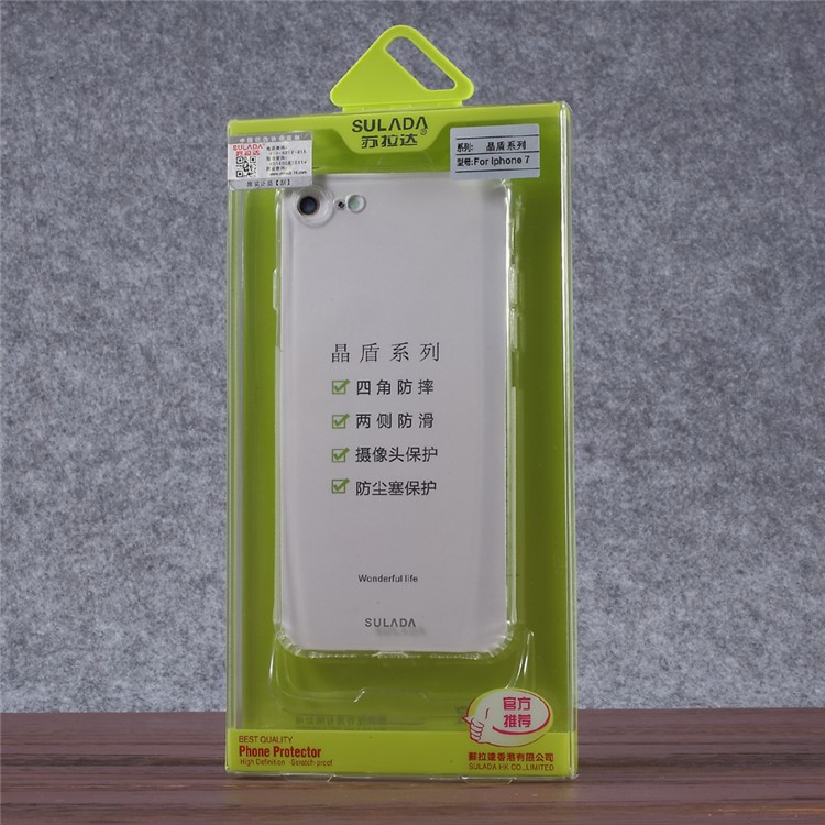 SULADA for iPhone 7 4.7 0.6mm Air Cushion Drop-proof TPU Mobile Phone Cover - Transparent-9