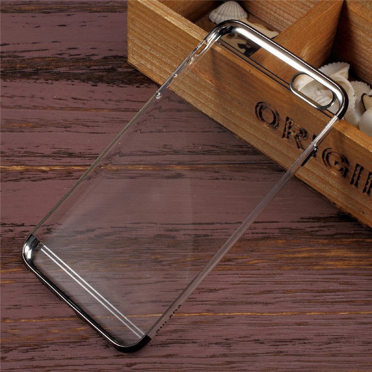 SULADA Crystal Clear Plating TPU Cell Phone Case for iPhone 6s Plus / 6 Plus - Black-5