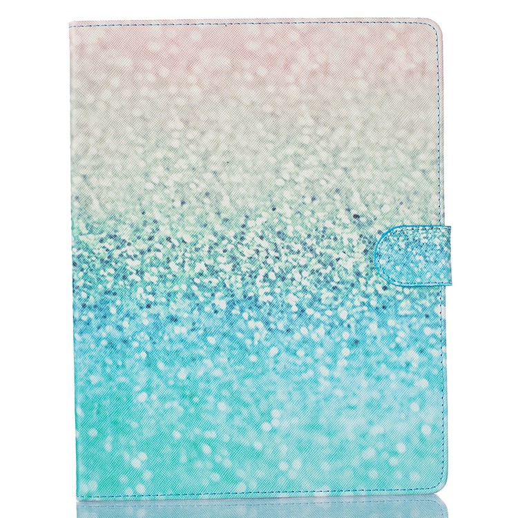 Pattern Printing Wallet Leather Case for iPad 4 / 3 / 2 - Shiny Sequins-1