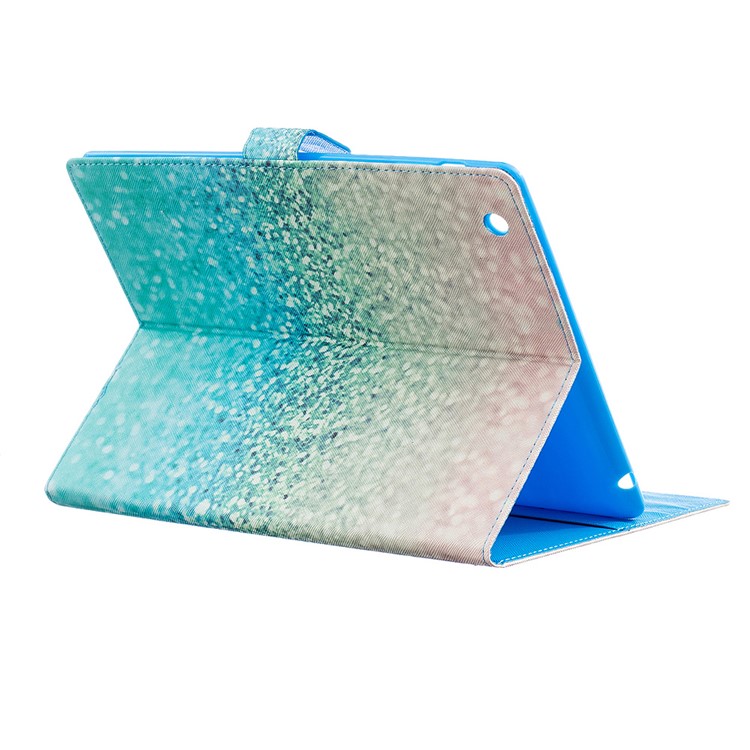 Pattern Printing Wallet Leather Case for iPad 4 / 3 / 2 - Shiny Sequins-4
