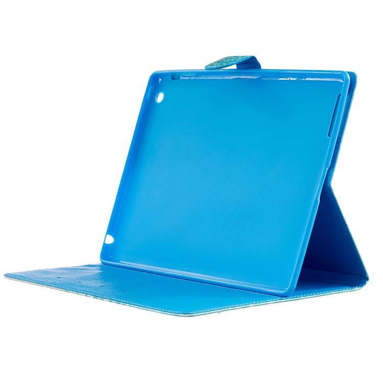 Pattern Printing Wallet Leather Case for iPad 4 / 3 / 2 - Shiny Sequins-5