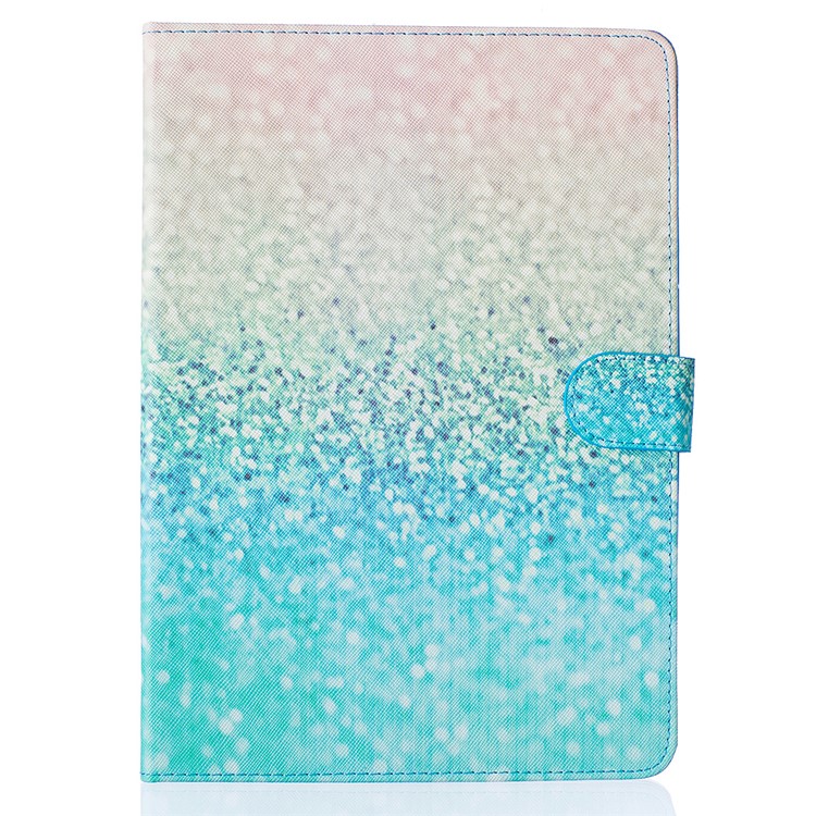 Pattern Printing Wallet Leather Stand Case for iPad Air - Shiny Sequins-1
