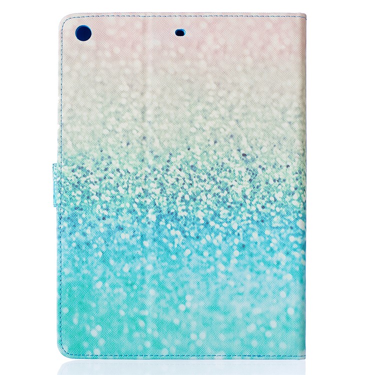 Pattern Printing Wallet Leather Stand Case for iPad Air - Shiny Sequins-2