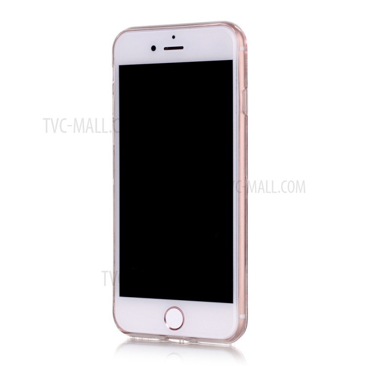 For iPhone 7 4.7 inch Color Changing Glittering Sequins Acrylic TPU Phone Case - Silver-2