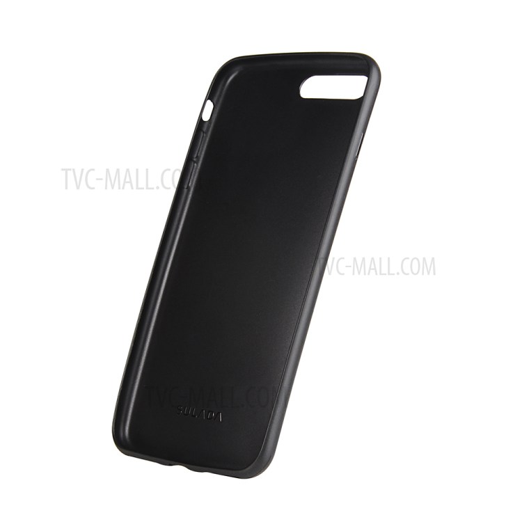 SULADA Leather Coated TPU Mobile Phone Cover for iPhone 7 Plus 5.5 - Black-3
