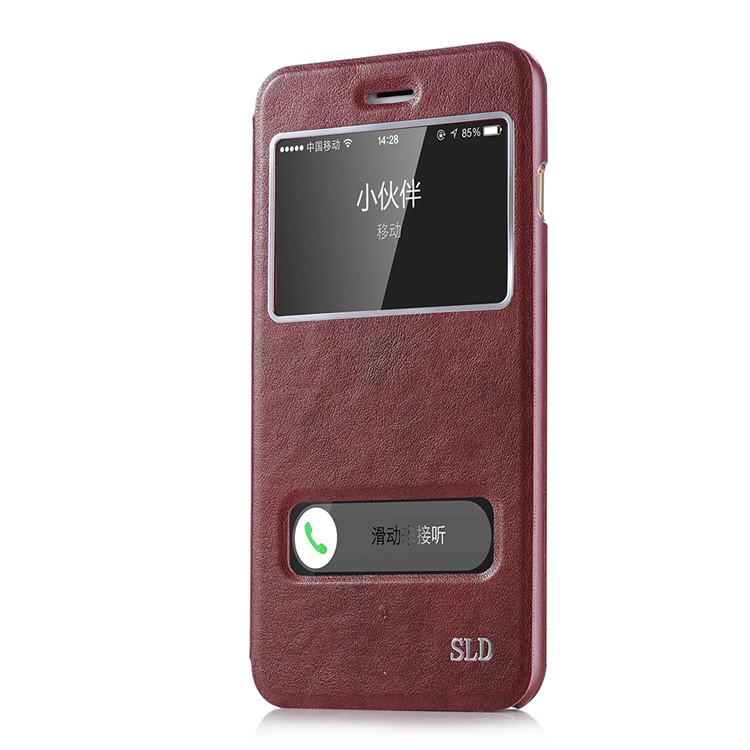 coque iphone 7 plus cuir rouge